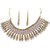Aabhu Gold Plated Handmade Thread Choker Necklace Jewellery Set With Earring For Women And Girls