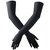 Nandini Black Cotton Casual  Full Arm Length Gloves For Women - Pack Of 1