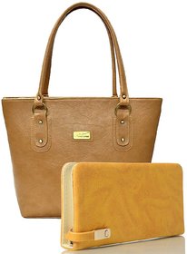 Handbags Online Upto 98 Off भ र छ ट Clues Clementine Women S Handbag And Clutch Combo Beige Red