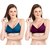 Pack of 3 Women's Backless T-Shirt Bras-Cotton High quality seamless cups