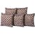 Manvi Creations Checkered Design Cushion Cover