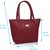 Clementine Premium PU Leather Women's Handbag (Maroon Color sskclem218)