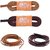 Lify Leather Shoe lace/ String- 3MM - 60CM Long- Tan  Coffee- 2Pair