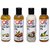 OSE (Combo Pack Of 4) 100 Percent Pure  Organic Cold Pressed Unrefined Virgin Jojoba Oil, Almond Oil, Coconut Oil  Nee