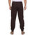 Abc Garments Brown Cotton Cargo For Mens