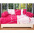 ZAIN Cotton Diwan Set of 8 Pcs. (1 Single Bed Sheet, 5 Cushion Cover And 2 Bolster Covers, Exclusive Design)