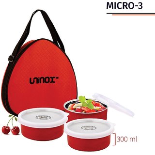 Lovato Stainless Steel Micro 3 Lunch Box Air Microwave Safe And Leak Proof Online Get 58 Off Air Microwave Safe And Leak Proof