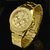 NEW PAIDU Classic Gold Diamond Watch For Men