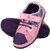 Myau Boys & Girls Velcro Sneakers (Pink)