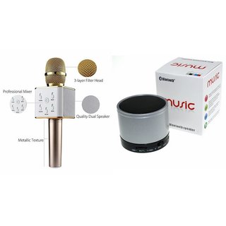 Mirza Q7 Microphone and S 10 Bluetooth Speaker for SAMSUNG GALAXY NOTE II Q7 Mic and Karoke with bluetooth speaker S 10 Bluetooth Speaker