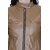 Bona Light Brown Brown Faux Leather Jackets For Womens