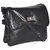 Borsamania Leatherette Black Womens Stylish Sidebag Handbag