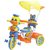 Baby Tricycle for kids With Parent Handle  Canopy, Sky blue  Yellow  Oximus