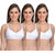 Ansh Fashion Wear Women's Wirefree Non Padded Daily Full Cup Bra Pack Of 4