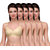 Ansh Fashion Wear Women's Wirefree Non Padded Daily Full Cup Bra Pack Of 5