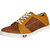 FAUSTO Men's Brown Synthetic Sneakers