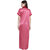 Ansh Fashion Wear Solid Colour Night Dress With Bra & Thong Set