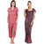 Ansh Fashion Wear Women's Satin Night Wear Suit Set & Gown Pack Of 2
