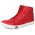 Floxtar Men's Red Lace up Sneakers
