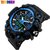 Skmei SKM1155 BLUE Dual Time Analog With Digital Latest Sport Looking Good Watch - For Men,Boys