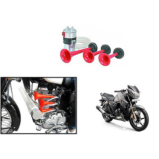 Buy Autonity 3 Pipe Air Pressure Bike Horn For TVS Apache RTR 180
