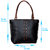 Chhavi Black  Brown Plain Handbag