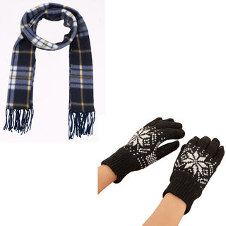 One Mufflar + 1 Pair of Gloves