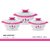 BMS lifestyle Hot  Fresh Microwave Casserole  Serving Gift set of 3 Pcs , Pink
