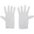 Tahiro White Cotton Full Finger Gloves - Pack Of 1