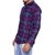 RAFE JEANS Red  Blue Checked Slim Fit Casual Shirt