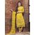 Yellow Dress Material Designer Suit Set with Dupatta Embridered Bollywood Party