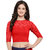 Janasya Women's Cotton Lycra Stretchable Readymade Blouse