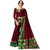 Meia Maroon Art Silk Embellished Saree With Blouse
