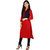 Boutique Ever Red,Blue kurti and Black Kurti combo collection