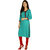 Boutique Ever Turquise kurti and Blue Top combo collection