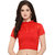 Janasya Women's Cotton Lycra Stretchable Readymade Blouse