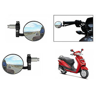 Buy Autonity Bike Handle Grip Rear View Mirror BLACK Set Of 2 For Hero Duet Online 799 from ShopClues