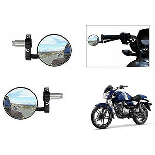 Buy Autonity Bike Handle Grip Rear View Mirror Black Set Of 2 For