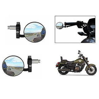 Buy Autonity Bike Handle Grip Rear View Mirror BLACK Set Of 2 For UM Renegade Commando Online 799 from ShopClues
