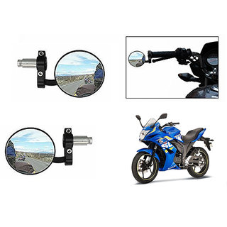 Buy Autonity Bike Handle Grip Rear View Mirror BLACK Set Of 2 For Suzuki Gixxer SF Online 799 from ShopClues