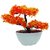 Random 3 Headed Artificial Bonsai Tree with Yellowish Orange Leaves