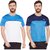 Masch Sports Mens Polyester Solid T-Shirts - Pack of 2