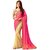 Greenvilla Designs Pink And Being Paper Silk Saree With Blouse
