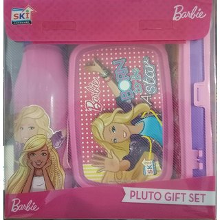 Barbie special pencil box tiffin box water bottles combo set on sale