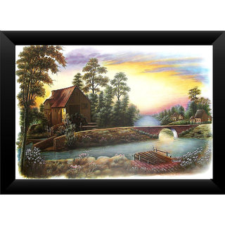 Buy Wall Decorative Nature Scenery SV 306 Beautiful Scenery Wall Hanging  Digital Paintings Larg in Size 12 inch X 18 inch Online @ ₹349 from  ShopClues