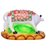 Agarwal Trading Corporation Dust 6 inch Meenakari Work Cow With Calf For Home Office Place Utility Decoration