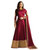 Anarkali For Women's ( Fashion Care Banglori Silk Embroideried Semi Stitched Anarkali Suit color Maroon ideal for  Women's KCLTN1041401)
