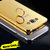 Rajkonna Samsung Galaxy J3 Luxury Gold Plating Aluminum Metal Back Cover