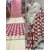 Dwarkesh fashion strawberry silk beigered colour saree with blouse piece