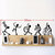 Walltola Wall Stickers Musical Instruments Happy Band Living Room(PVC Vinyl ,23 x 90, Black)